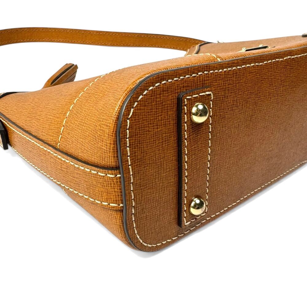 Dooney & Bourke Dixon Small Saffiano Leather Structured Hobo Shoulder Bag - Picture 7 of 13